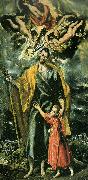 El Greco st.joseph and the child oil painting on canvas